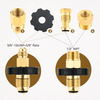 POL con adaptador para tanque de propano con volante, 1/4 macho NPT