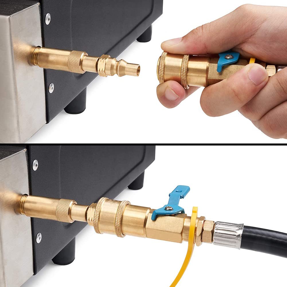 Grill 1/4 'Gas Rapid Connect Adaptador para blackstone