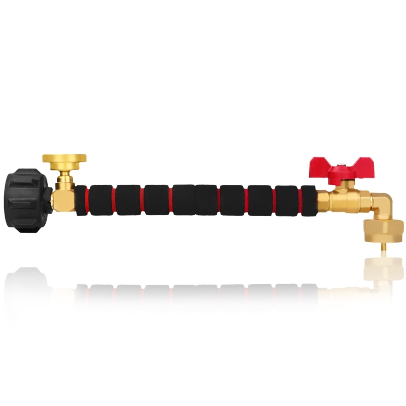 Adaptador de recarga de propano para cilindros recargables de 1 lb