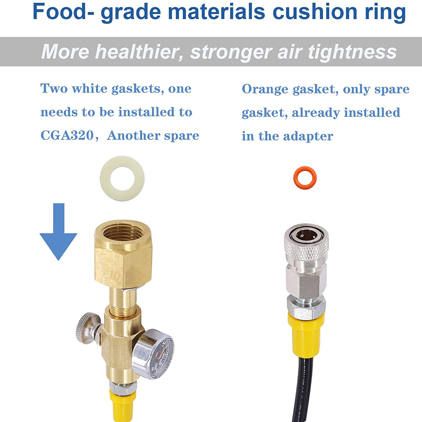 Adaptador directo para fabricante de refrescos CGA320 a TR21-4