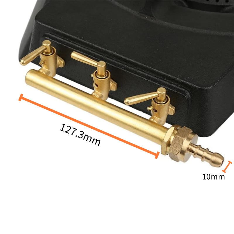 3 accesorios de estufa de válvulas de control para sartén de hierro fundido