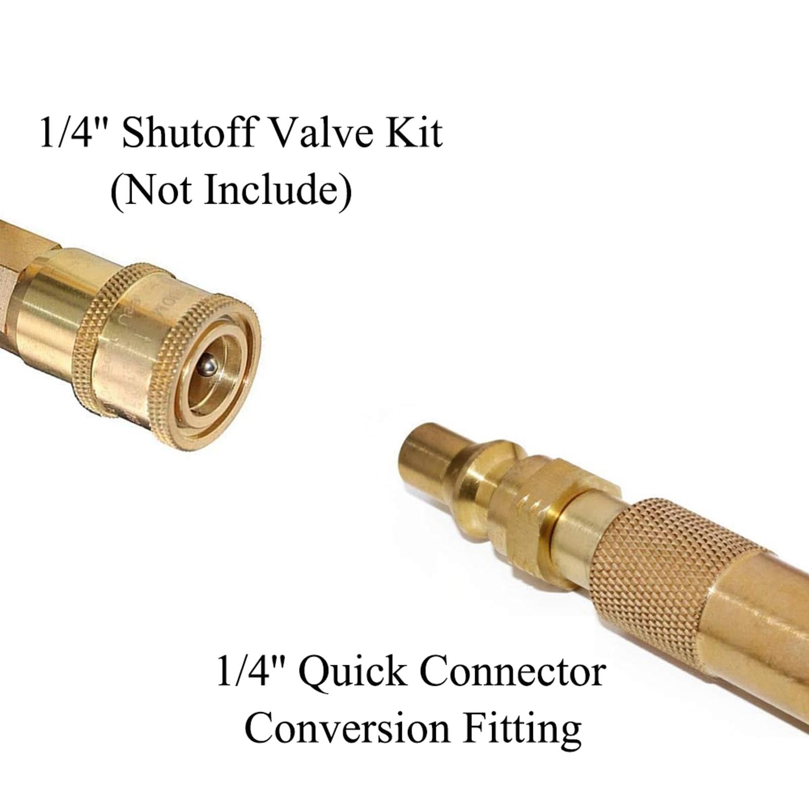 Grill 1/4 'Gas Rapid Connect Adaptador para blackstone