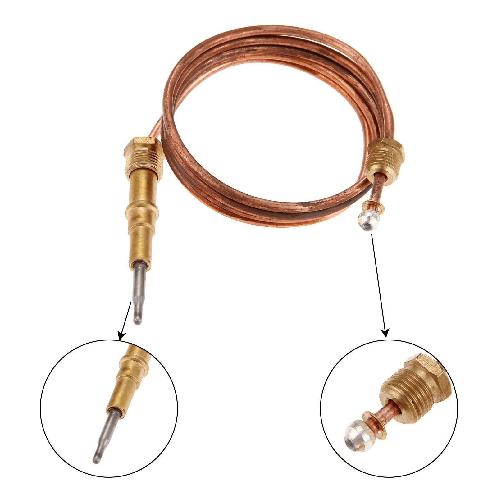 Falla de la llama de termopar de gas universal de 700 mm para Firepit