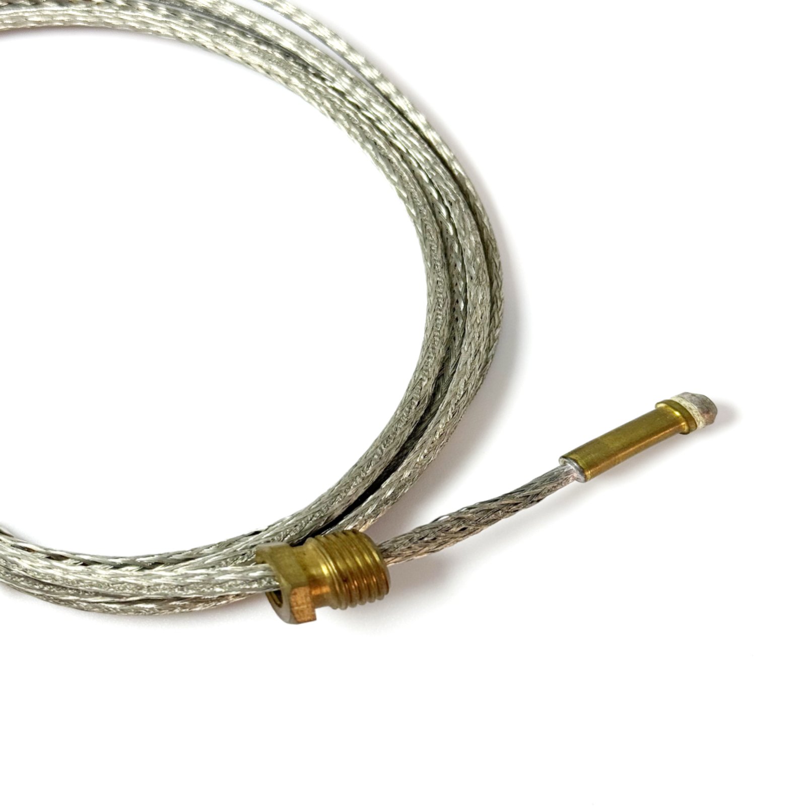 Salamandra de gas termopar universal con cable trenzado