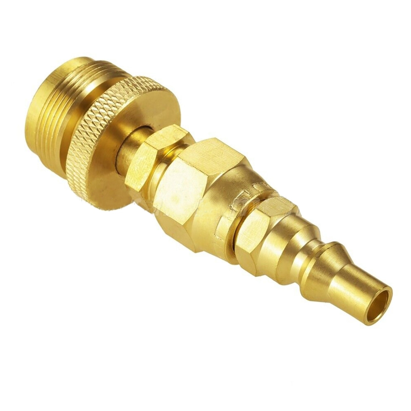  Enchufe de conexión rápida de 1/4' Adaptador de eliminación de barbacoa de propano de 1 libra 