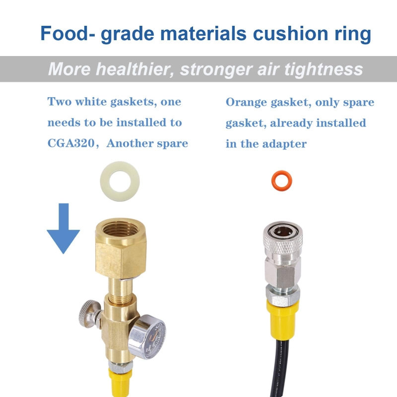 Adaptador directo para fabricante de refrescos CGA320 a TR21-4