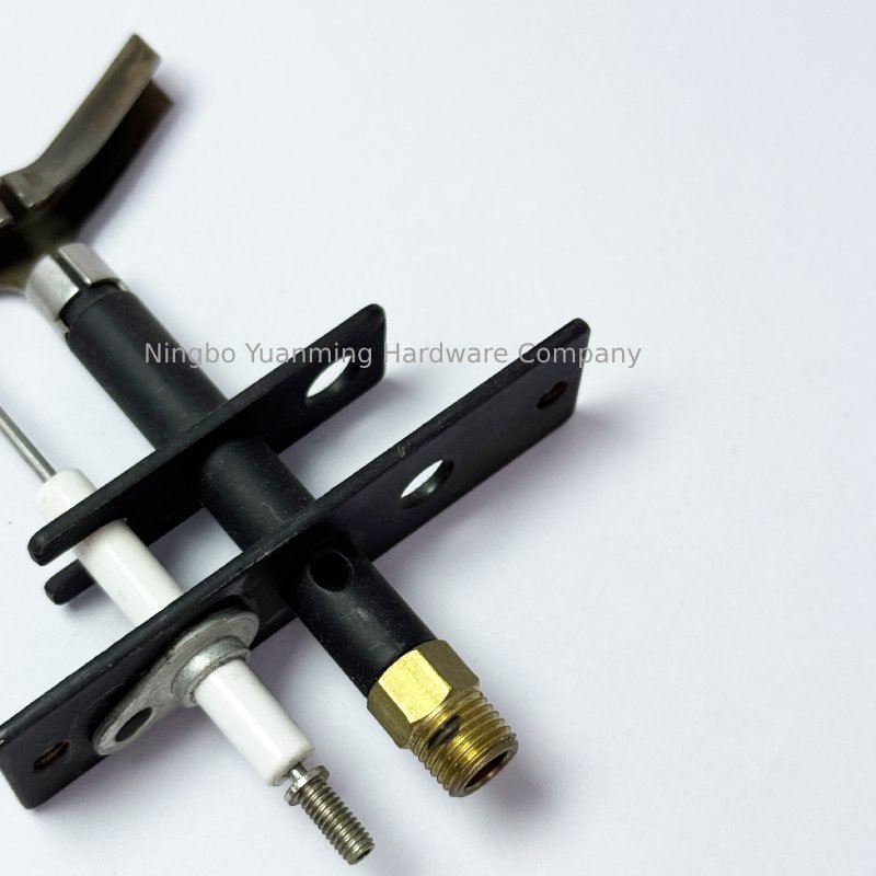 Cabeza de quemador en forma de Y con un pin de encendido para electrodomésticos