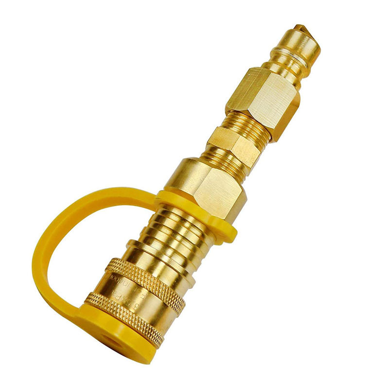 Conexi&oacute;n r&aacute;pida de gas propano para veh&iacute;culos recreativos de 3/8'