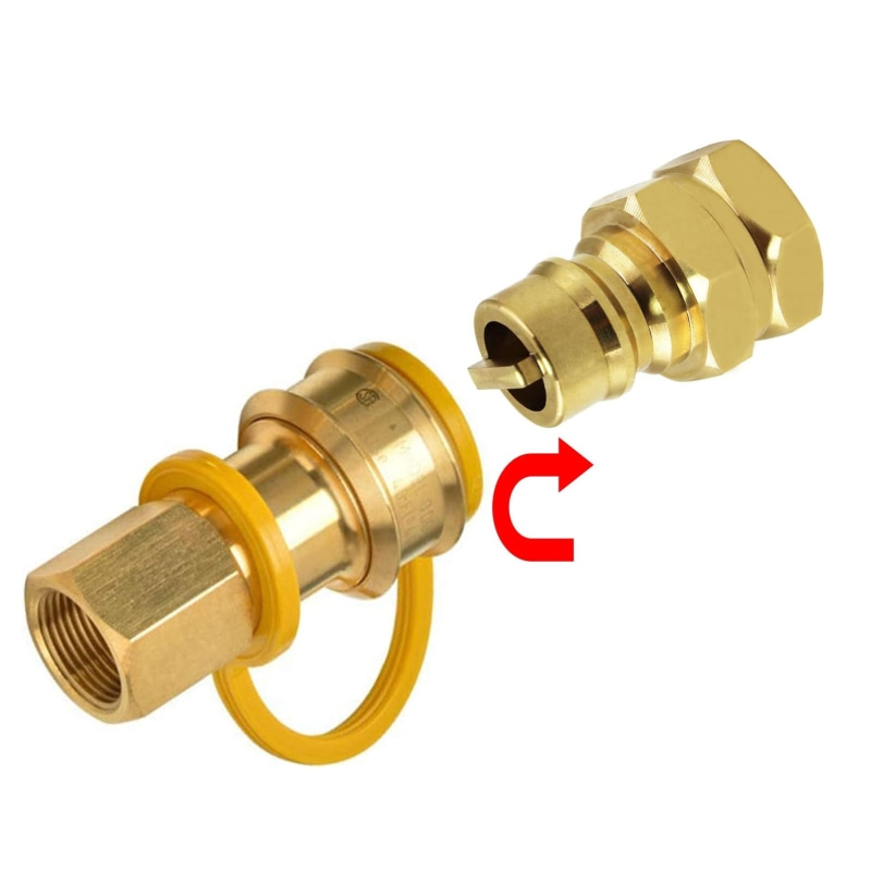 3/4 'Brass Femenino de conexión rápida de conexión rápida para generador