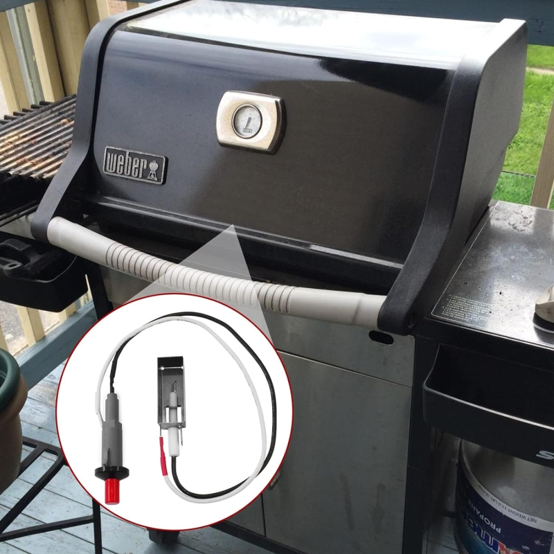 Kit de montaje de encendedor piezoeléctrico para Weber Grill Spirit E-210