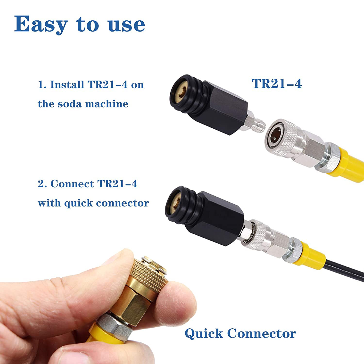 Adaptador directo para fabricante de refrescos CGA320 a TR21-4